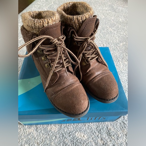 CLIFFS BY WHITE MOUNTAIN DOWNEY COMBAT BOOT 7 Brown - Picture 5 of 13